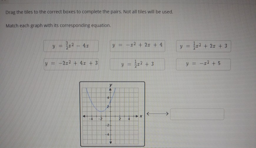 Solved Drag the tiles to the correct boxes to complete the