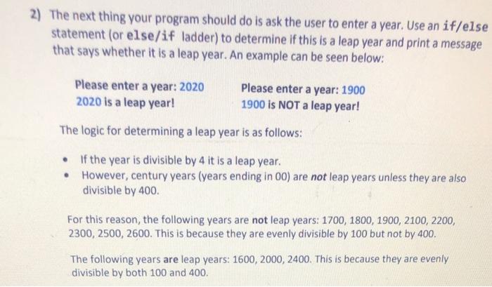 Solved 0) The very first thing your program should do is | Chegg.com