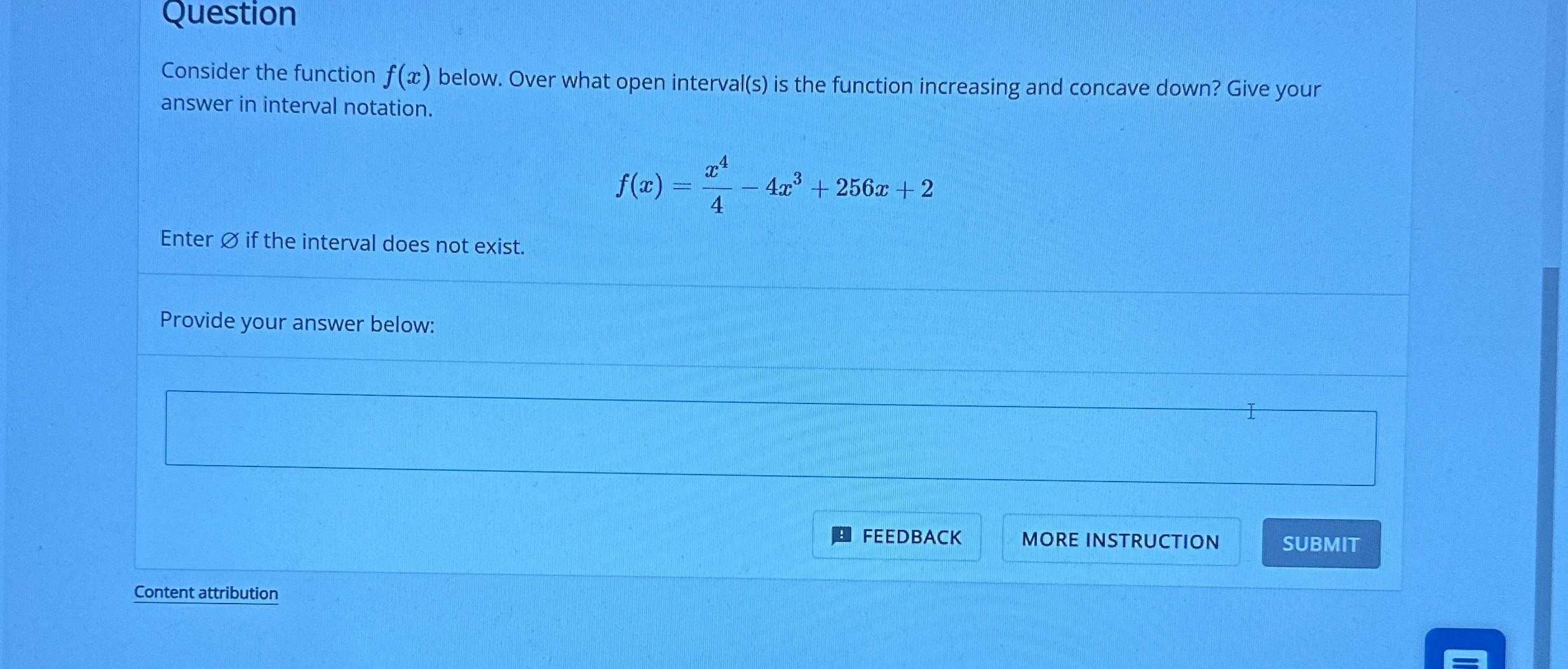 Solved QuestionConsider The Function F(x) ﻿below. Over What | Chegg.com