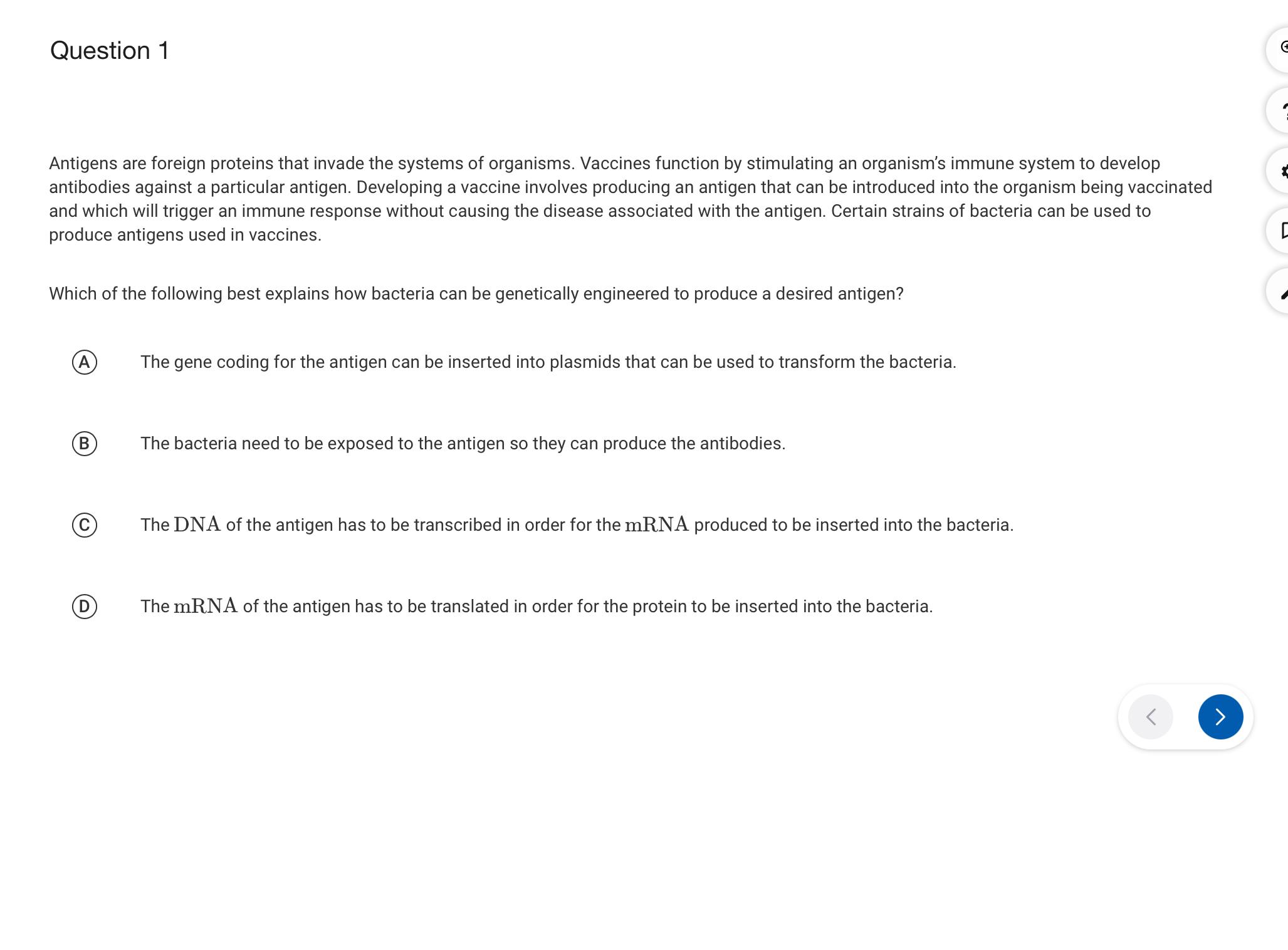 Solved Question 1Antigens are foreign proteins that invade