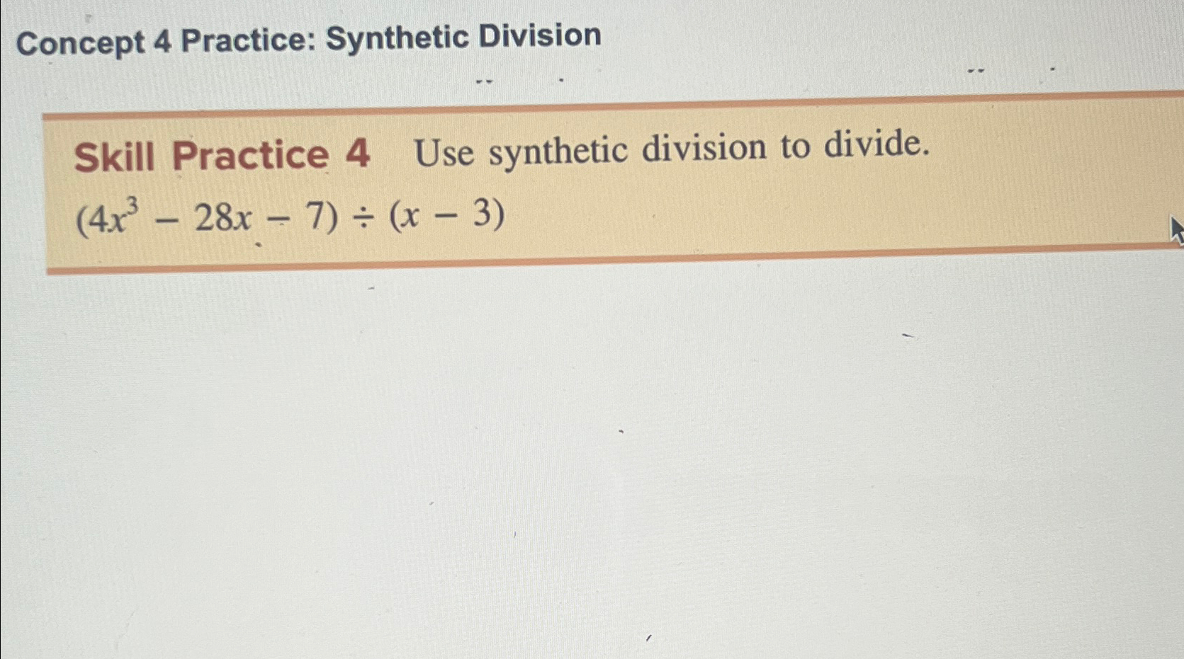Stop Struggling!  Learn Synthetic Division With This (X⁴ 81)/(X 3) Example - ricpgei