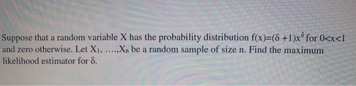 Solved Suppose that a random variable X has the probability | Chegg.com