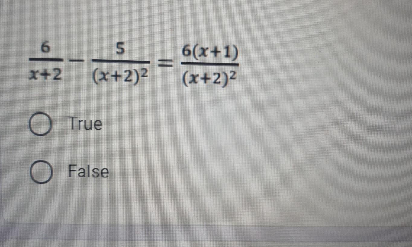 is 2 x 3 )= 5x 6 3x true