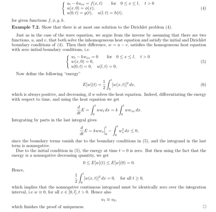 Solved Use the energy method show that the wave equations | Chegg.com