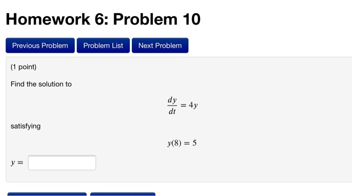Solved Homework 6: Problem 11 Previous Problem Problem List | Chegg.com