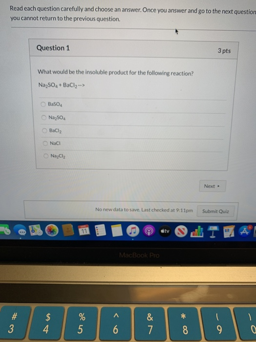 Solved Read each question carefully and choose an answer. | Chegg.com