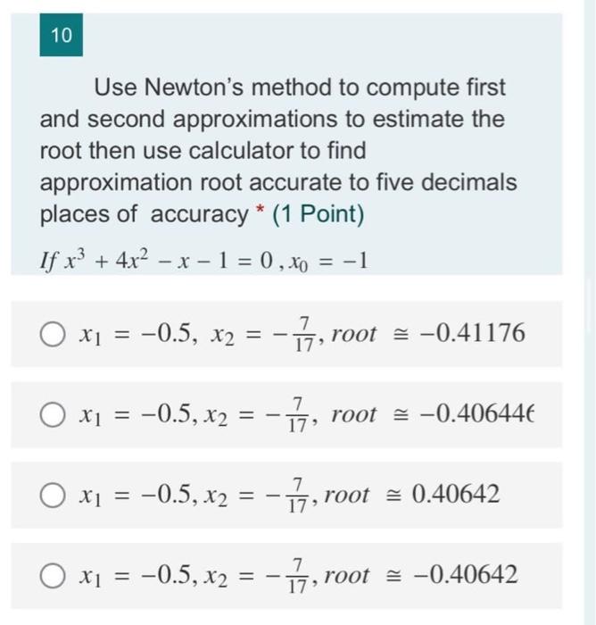 Newton method deals calculator