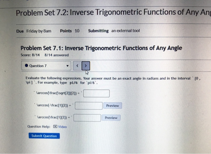 Solved Due Friday by 8am Points 10 Submitting an external | Chegg.com