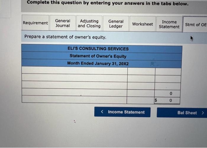 Please help with income statement and statement of | Chegg.com