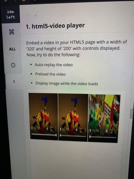 display image while video loads in html5