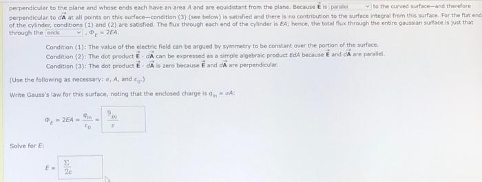 Solved A Plane of Charge Find the electric field due to an | Chegg.com