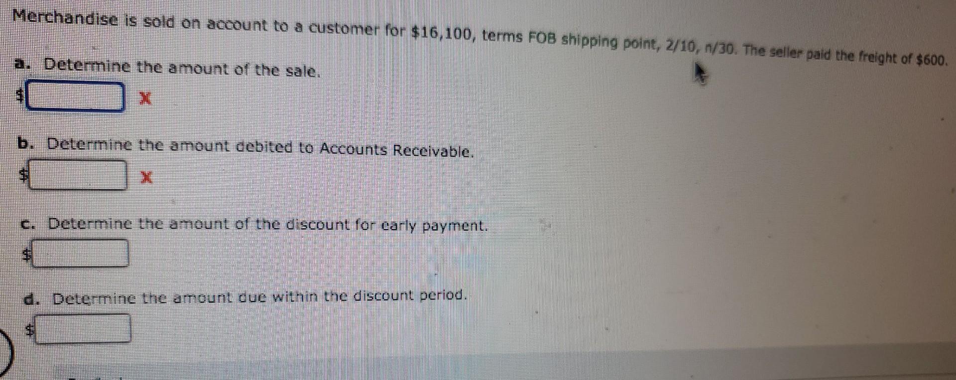Solved Merchandise Is Sold On Account To A Customer For Chegg information-log