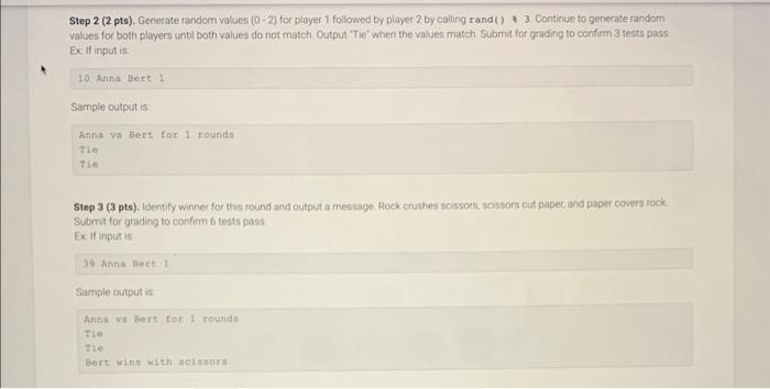 Solved Program Specifications Write a program to play an | Chegg.com