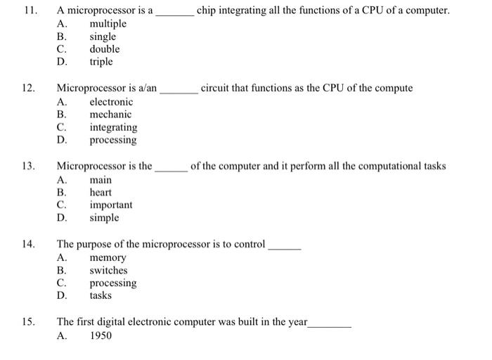 Solved i hope you guys solve these for me with an | Chegg.com