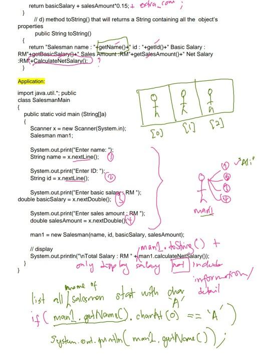 Solved Question 1: Array Of Object Using the | Chegg.com
