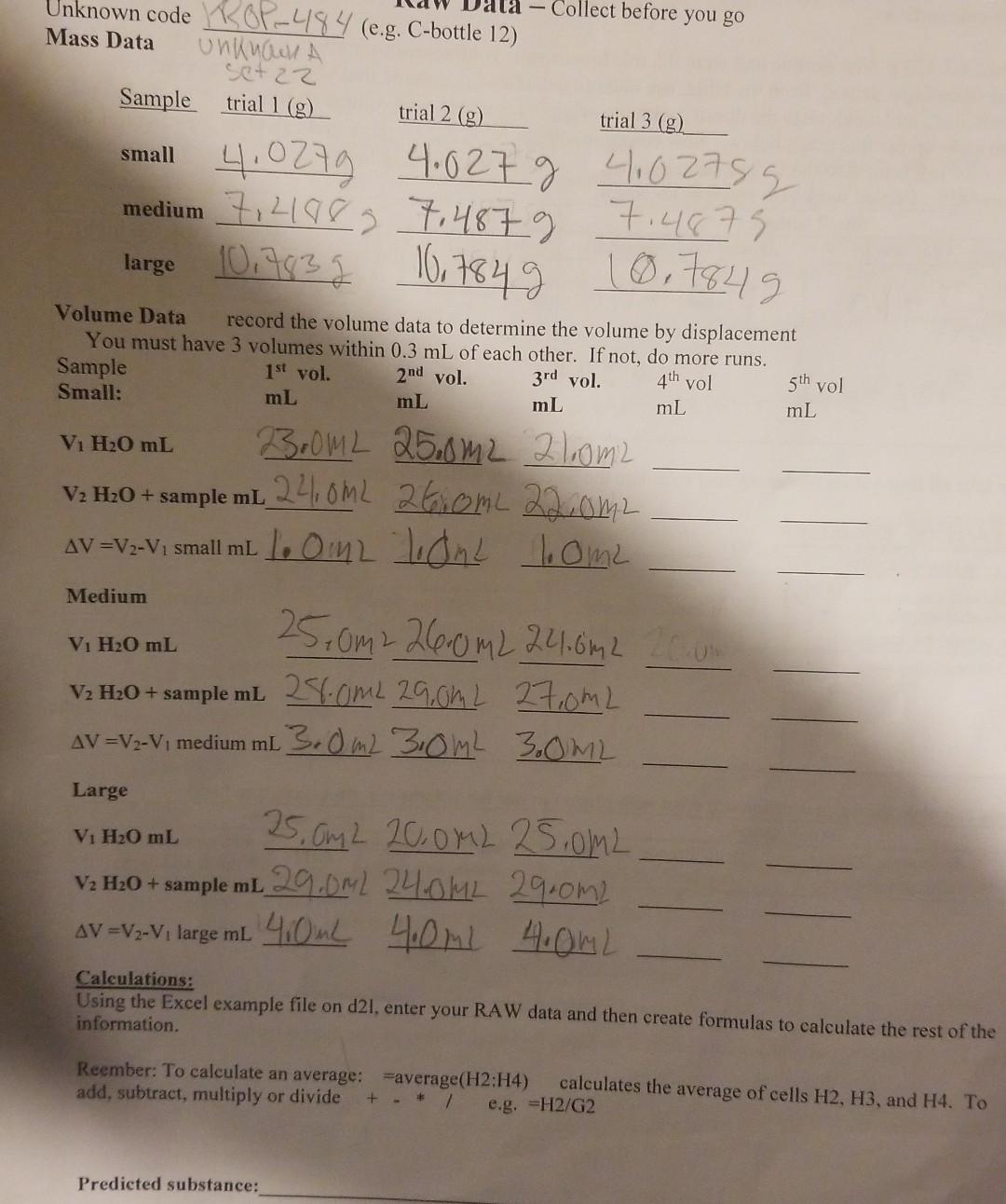 Solved If you had a 7.323 g Zinc sample and were 0.5 mL low