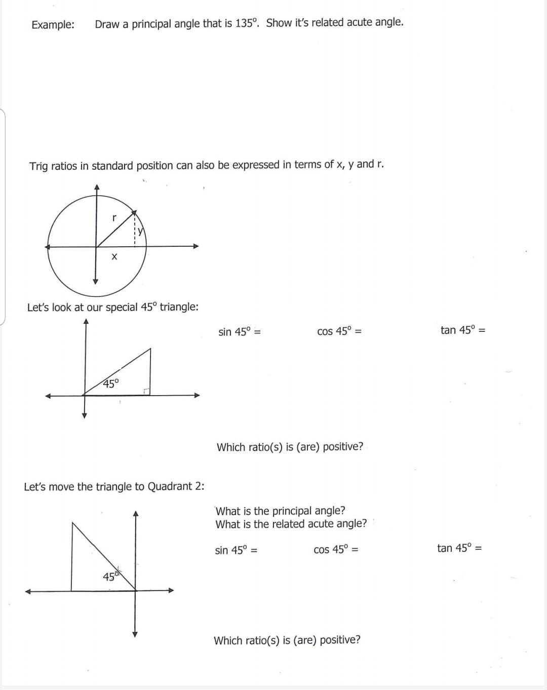 How do you find the related acute angle? + Example