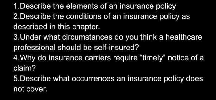 according to the assignment condition in an insurance policy