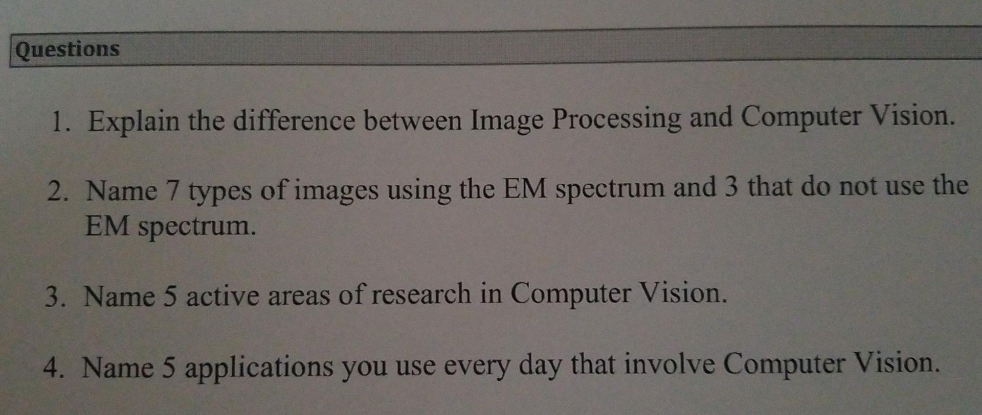 Solved Questions 1. Explain the difference between Image | Chegg.com