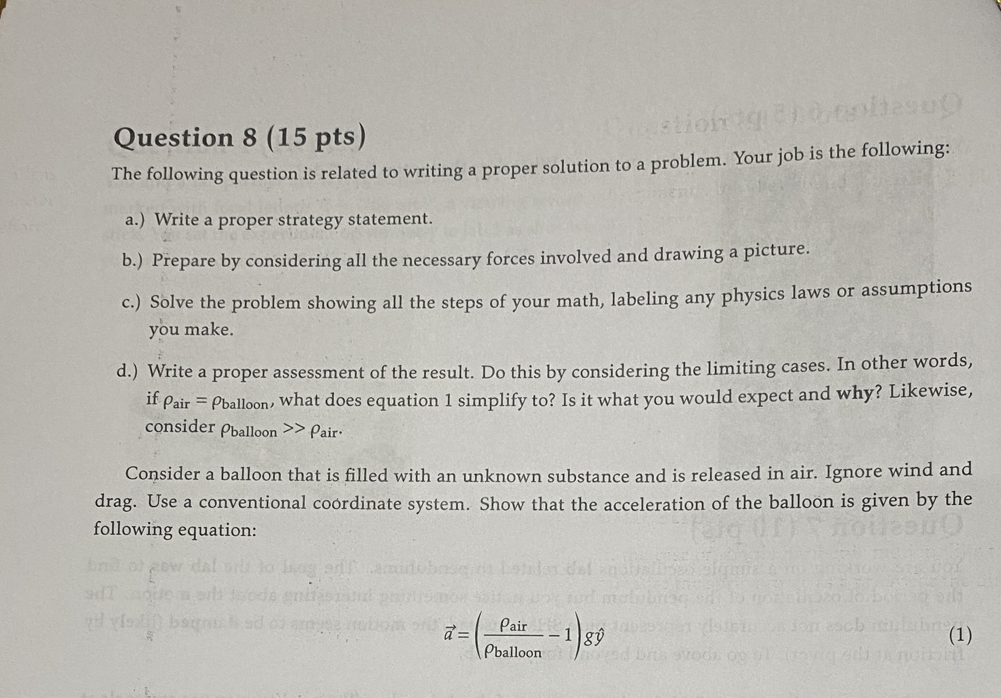 Solved Question 8 (15 ﻿pts)The following question is related | Chegg.com