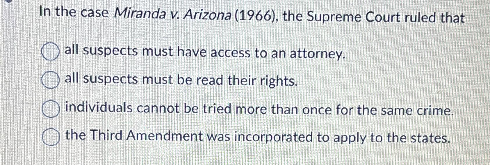 Third amendment hotsell court cases