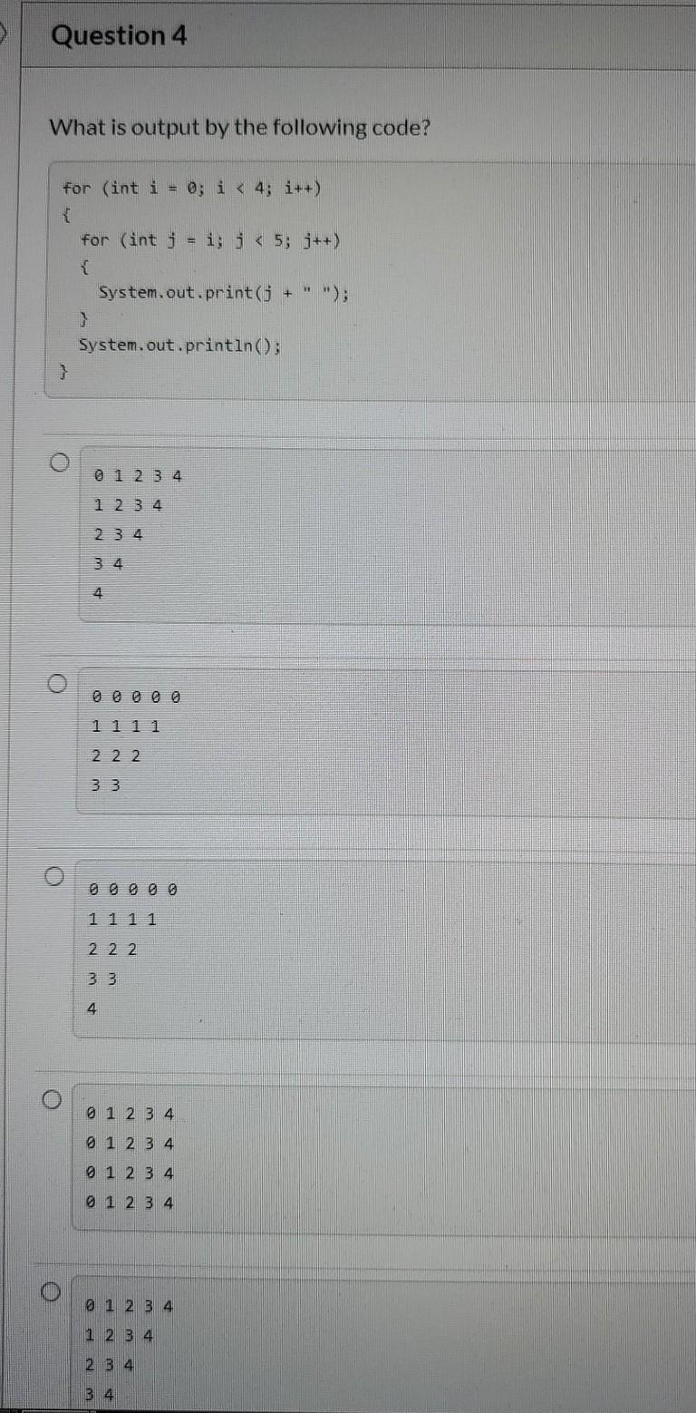 Solved Question 1 What is output by the following code? int | Chegg.com