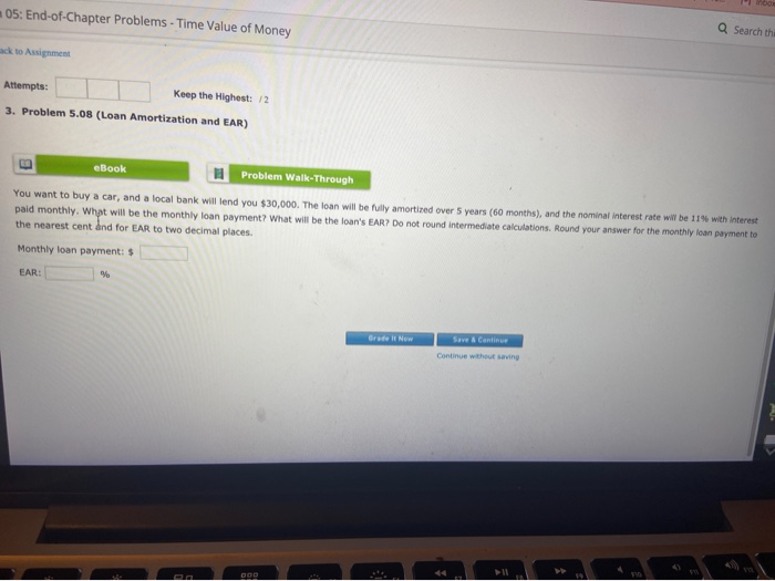 Solved box 05: End-of-Chapter Problems - Time Value of Money | Chegg.com