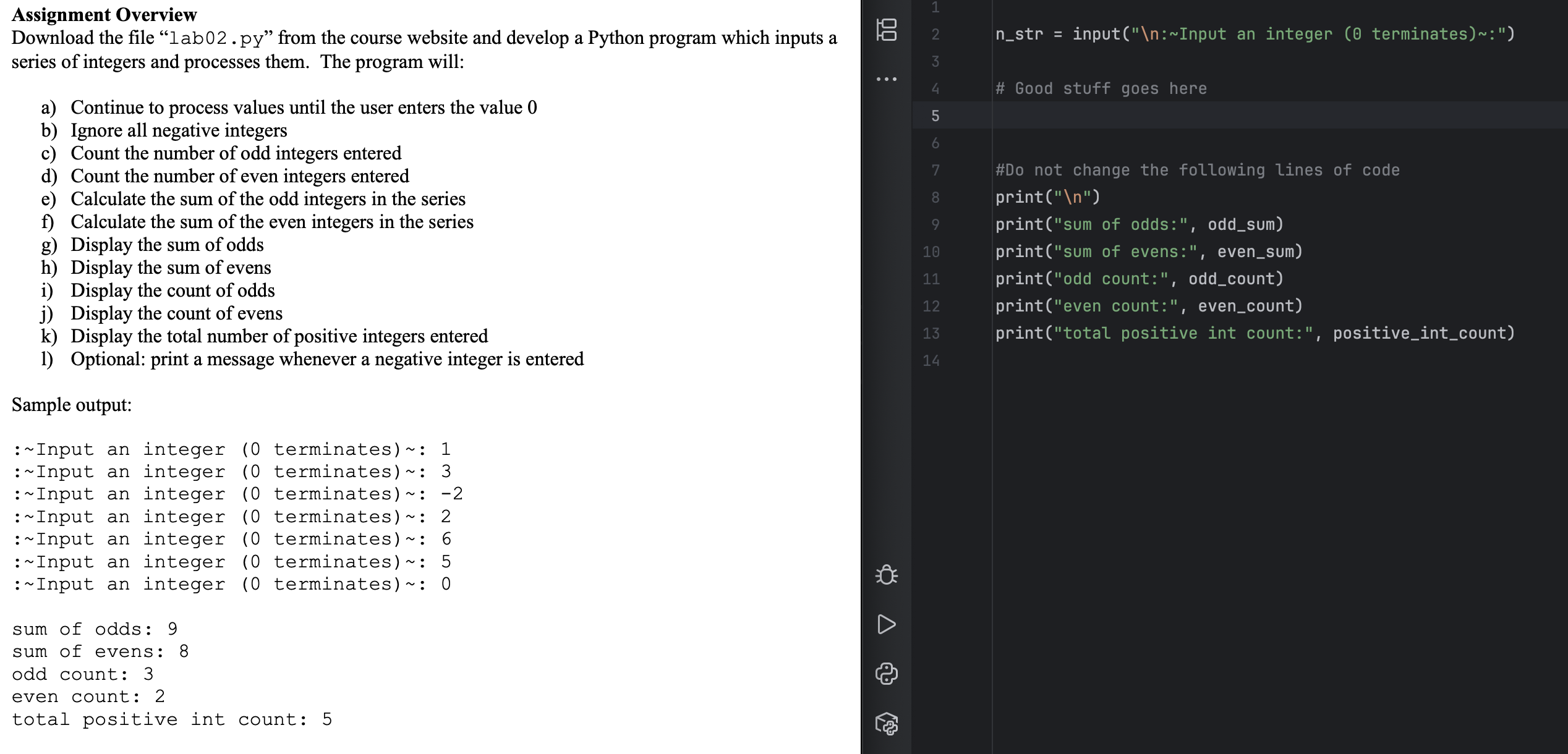 I need help creating a python code to receive a | Chegg.com