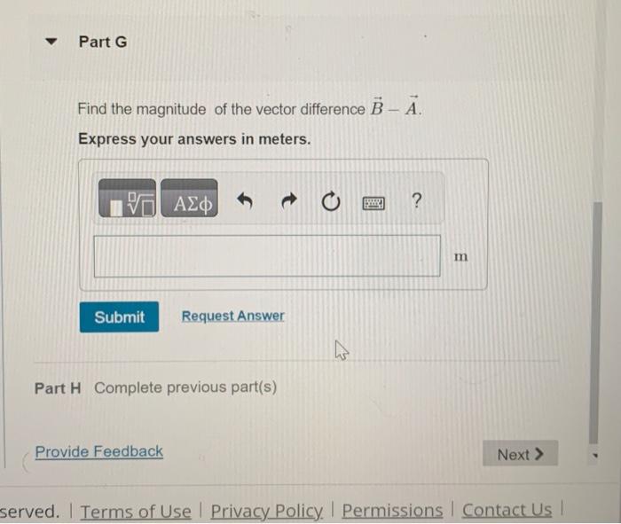 Solved FigureFind the magnitude of the vector difference | Chegg.com