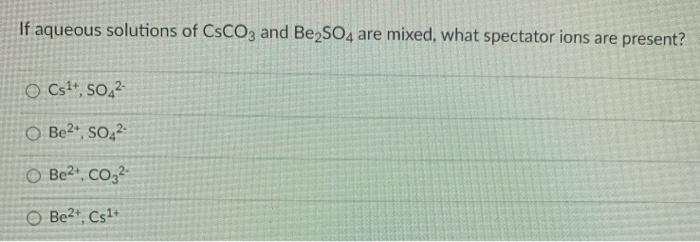 Solved If aqueous solutions of Pb(NO3)2 and AlCl3 are mixed, | Chegg.com