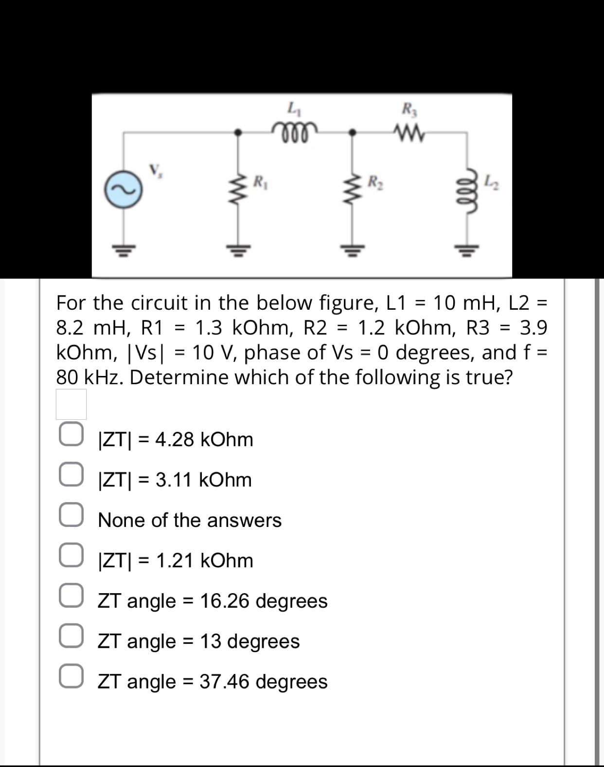 Solved Steps for For the circuit in the below figure, | Chegg.com