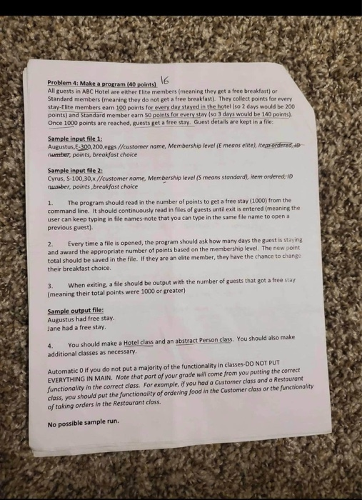 You Have To Write In C Please Help Me Please Wri Chegg Com