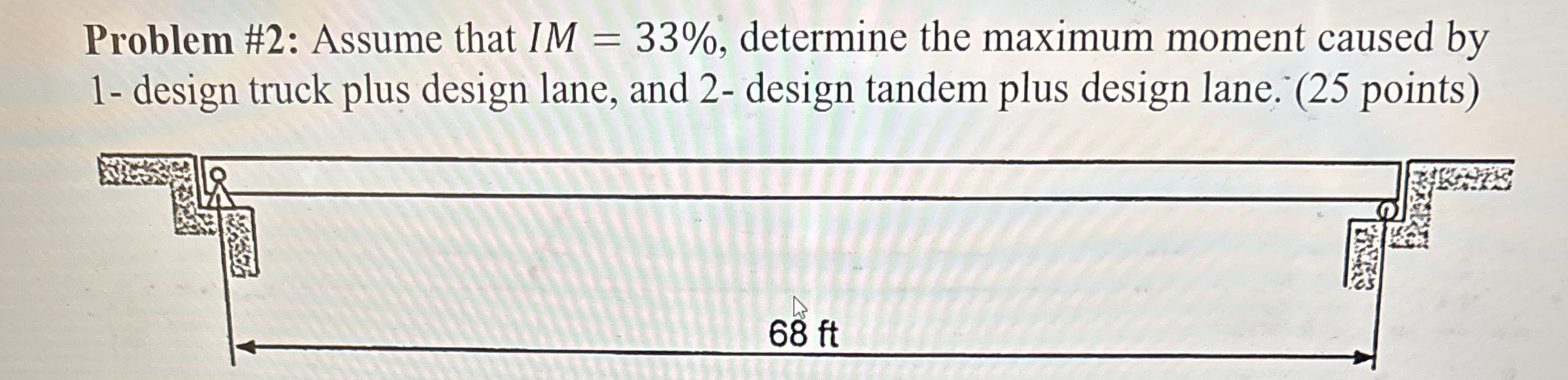 Solved Assume that IM=33%, ﻿determine the maximum moment | Chegg.com
