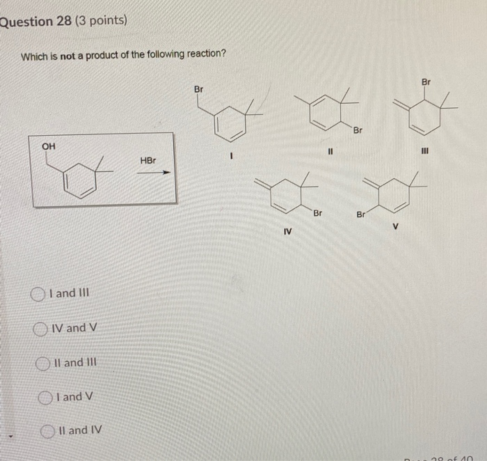 Solved Question 28 (3 points) Which is not a product of the | Chegg.com