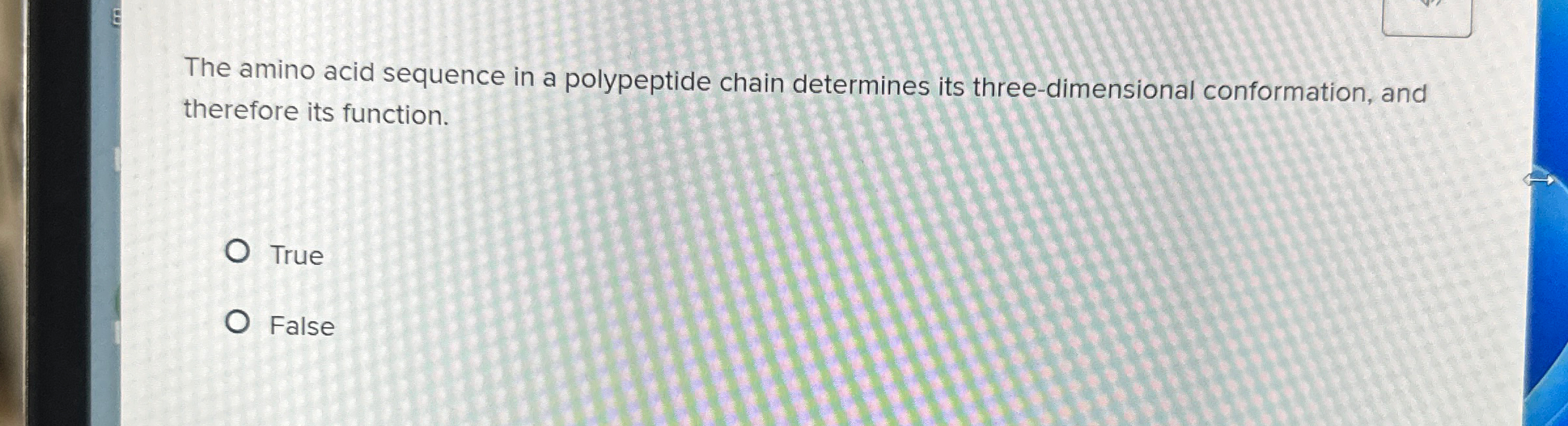 Solved The amino acid sequence in a polypeptide chain | Chegg.com