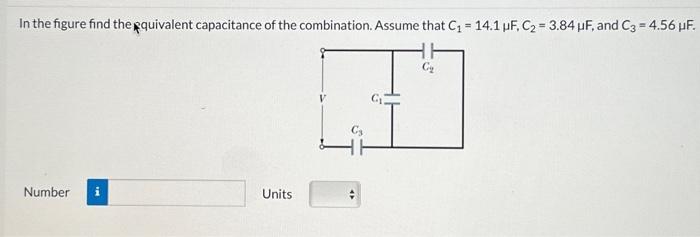 Solved In The Figure Find The Equivalent Capacitance Of The | Chegg.com