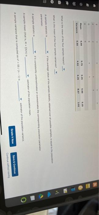 Solved Consider a data set containing the following values: | Chegg.com