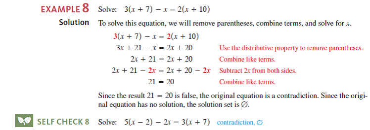 Solved Solve each equation. If it is an identity or a