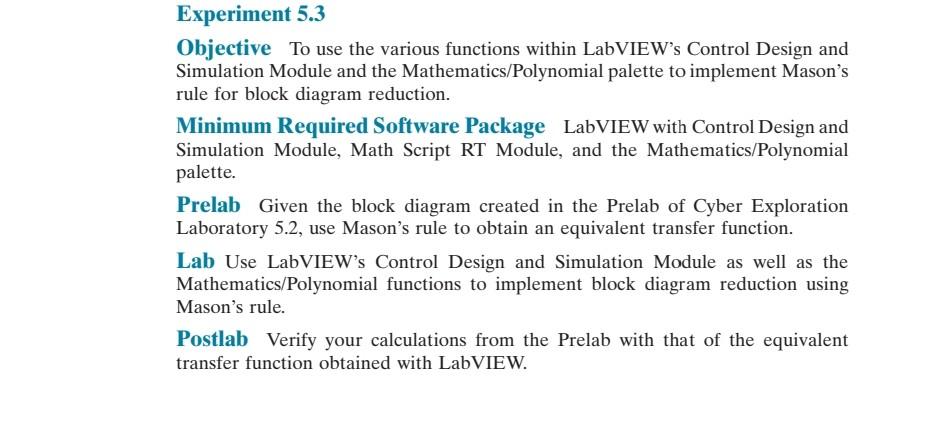 Experiment 5.3 Objective To use the various functions | Chegg.com