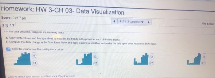 Homework: HW 3-CH 03- Data Visualization Score: 0 of | Chegg.com