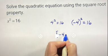 Solved Solve the quadratic equation using the square root | Chegg.com