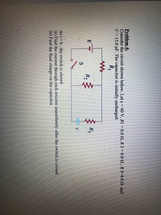 Solved Problem 4: Consider the circuit shown below. Let e = | Chegg.com