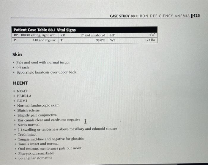 Solved PATIENT CASE Patient's Chief Complaints I've been