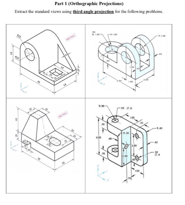 solved-part-1-orthographic-projections-extract-the-chegg