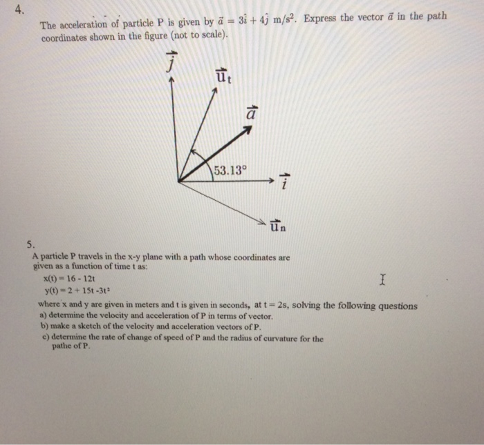 Solved The Acceleration Of Particle P Is Given By A 3 Chegg Com