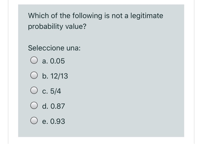 Solved Which of the following is not a legitimate