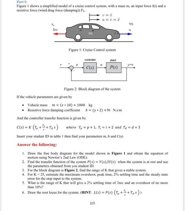 Solved course : (automatic control )please solve these two | Chegg.com