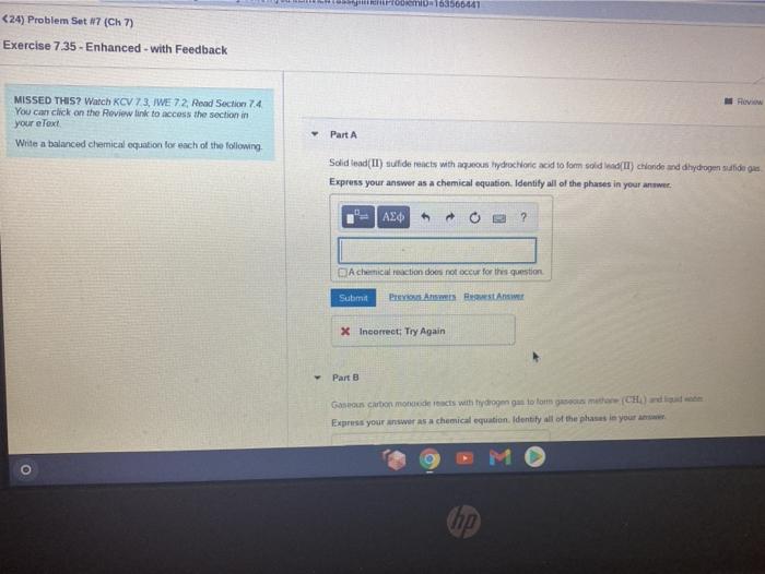 Solved POMID 163500441 (24) Problem Set 17 (CH 7) Exercise | Chegg.com