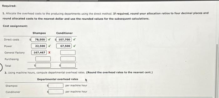 Solved Direct Method and Overhead Rates Jasmine Company | Chegg.com