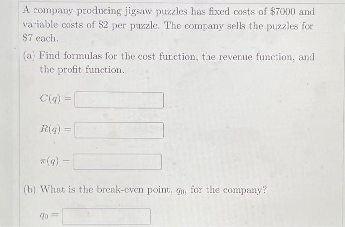 Fixed jigsaw deals